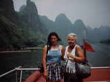 Naomi and Naomi (Grandmother & Granddaughter) cruising on the Guilin.